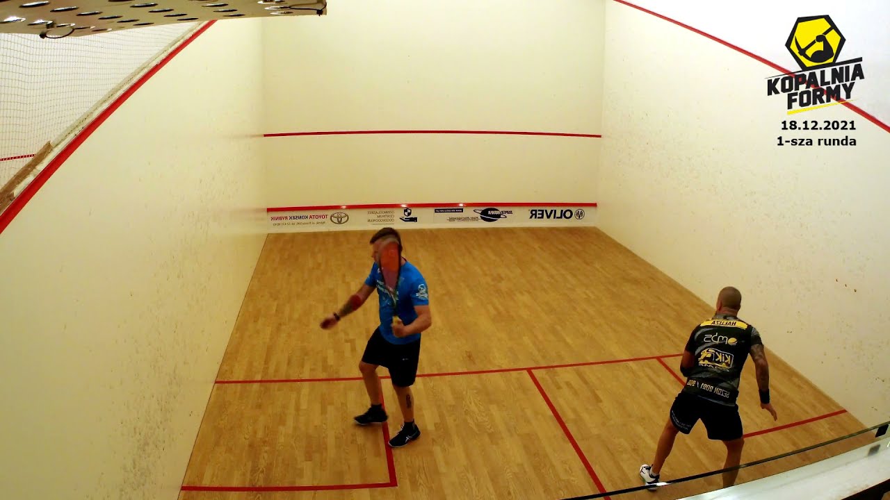 Squash - Śląski Squash Open III - vol 5 Adolf vs Hałuza