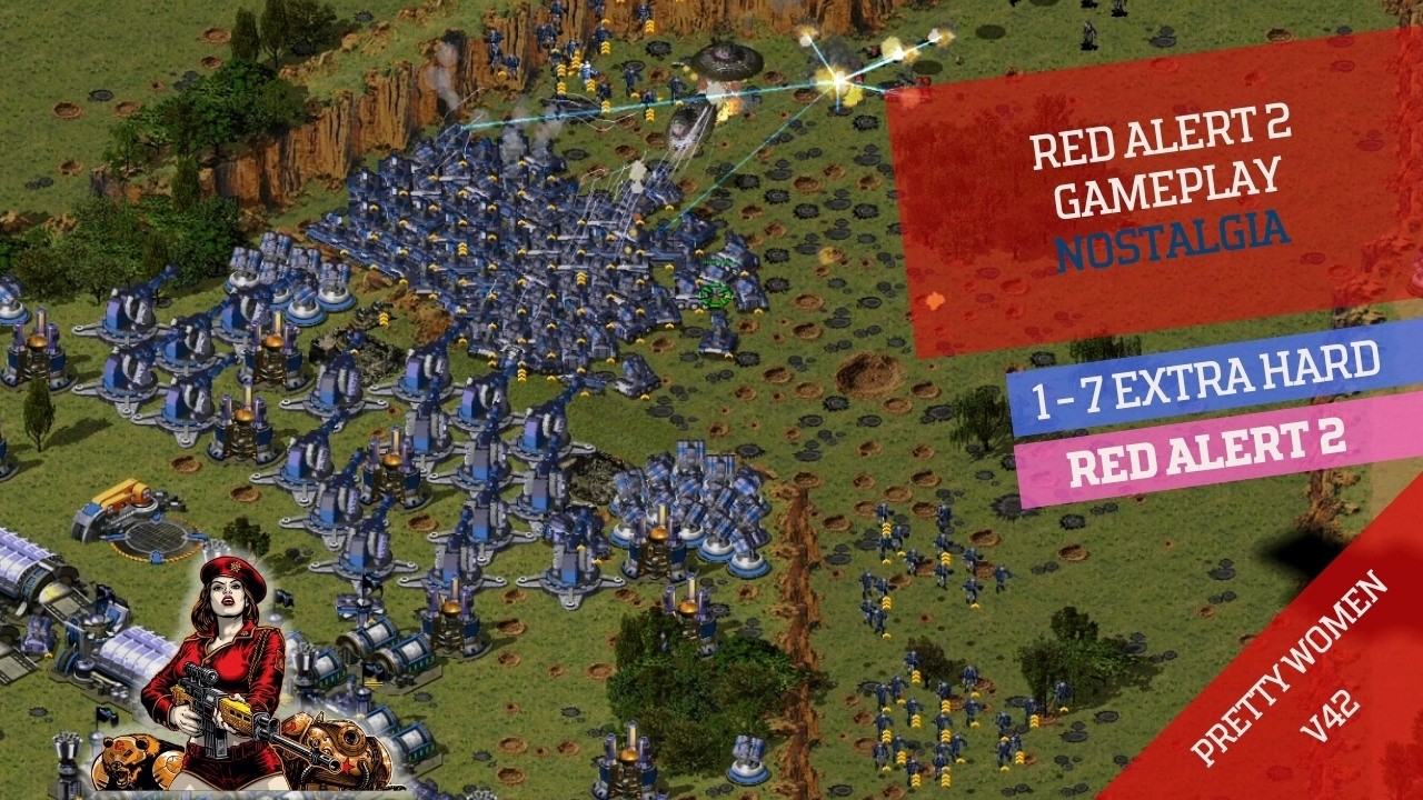 Red Alert 2 Gameplay | Classic Command & Conquer Nostalgia | [Pretty Women V42]
