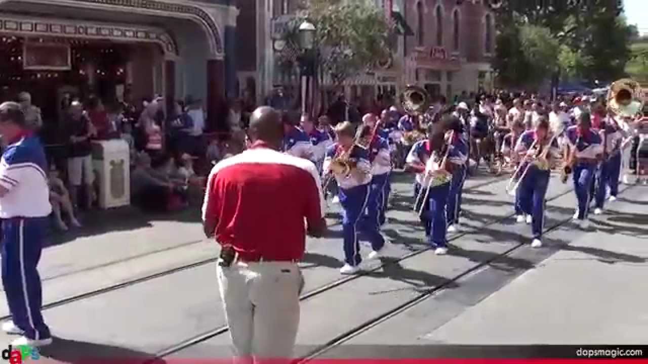 Goin' Down The Bayou - 2014 Disneyland All-American College Band - First Day