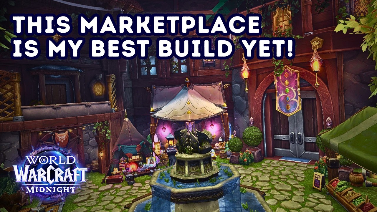 Midnight Adventurer's Market - WoW Playerhousing Speedbuild