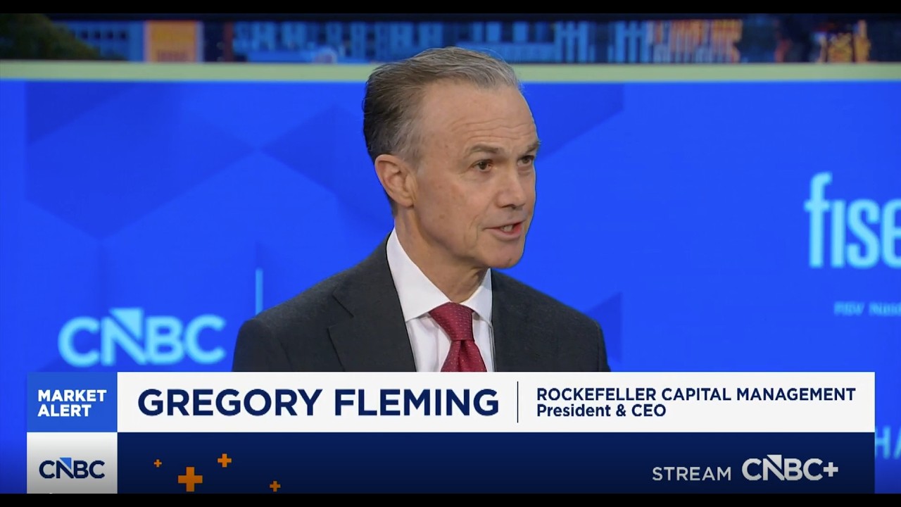 Rockefeller Capital CEO Greg Fleming on Squawk Box, Discussing AI, the Fed, and Market Optimism