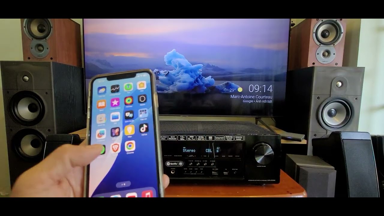 Receiver Denon S720w HDMI 4K Atmos, Wifi, Airplay, Bluetooth v.v...