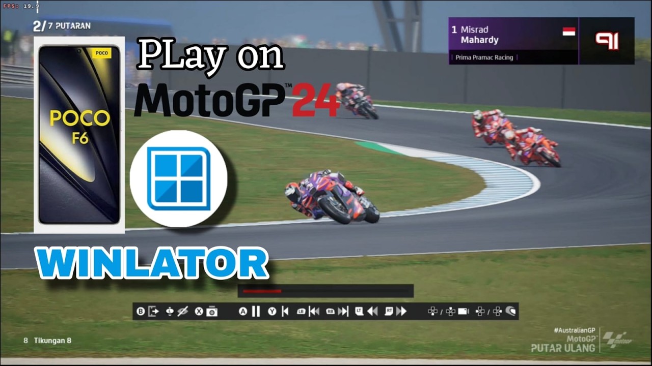 MotoGP 24 Winlator Poco F6