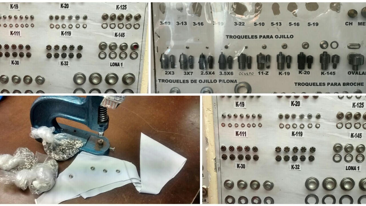 Aparato para poner broches tips de uso ( El changuito)