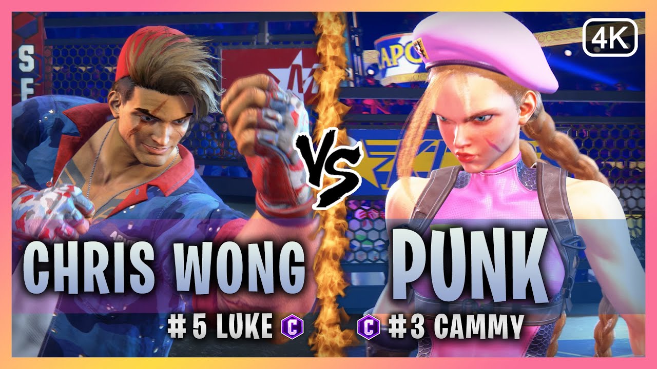 SF6 ▰  Luke (Chris Wong) Vs. Cammy (Punk)『Street Fighter 6』