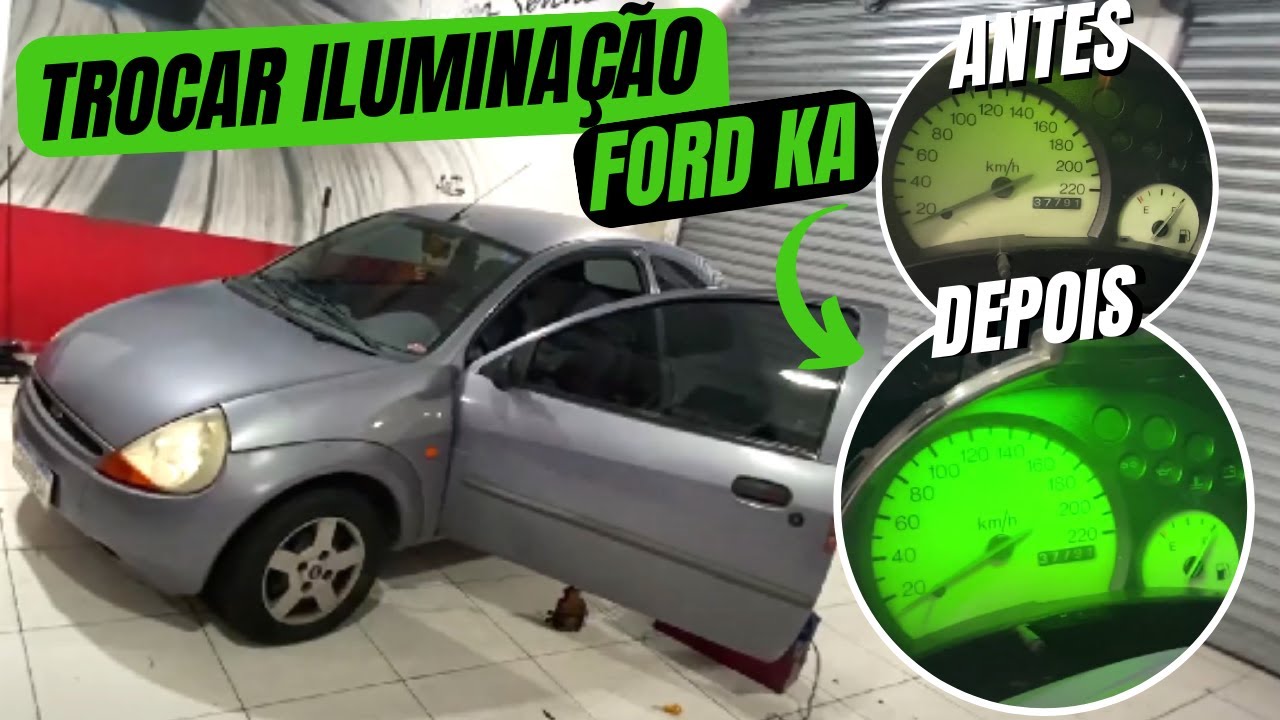 COMO TROCAR A ILUMINAÇÃO PAINEL FORD KA / ILUMINAÇÃO EM LED / NÃO FUNCIONA O QUE PODE SER ?