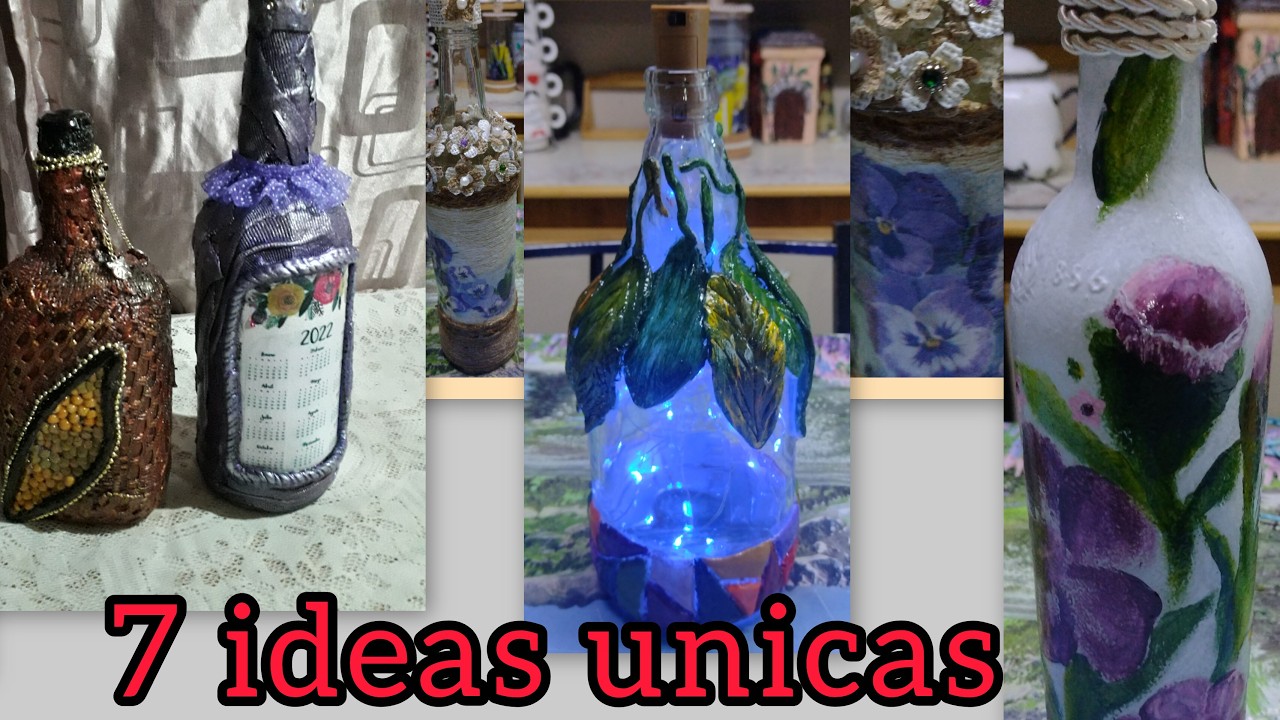 7 ideas increibles para reciclar botellas ¡Tecnicas que no conocias!