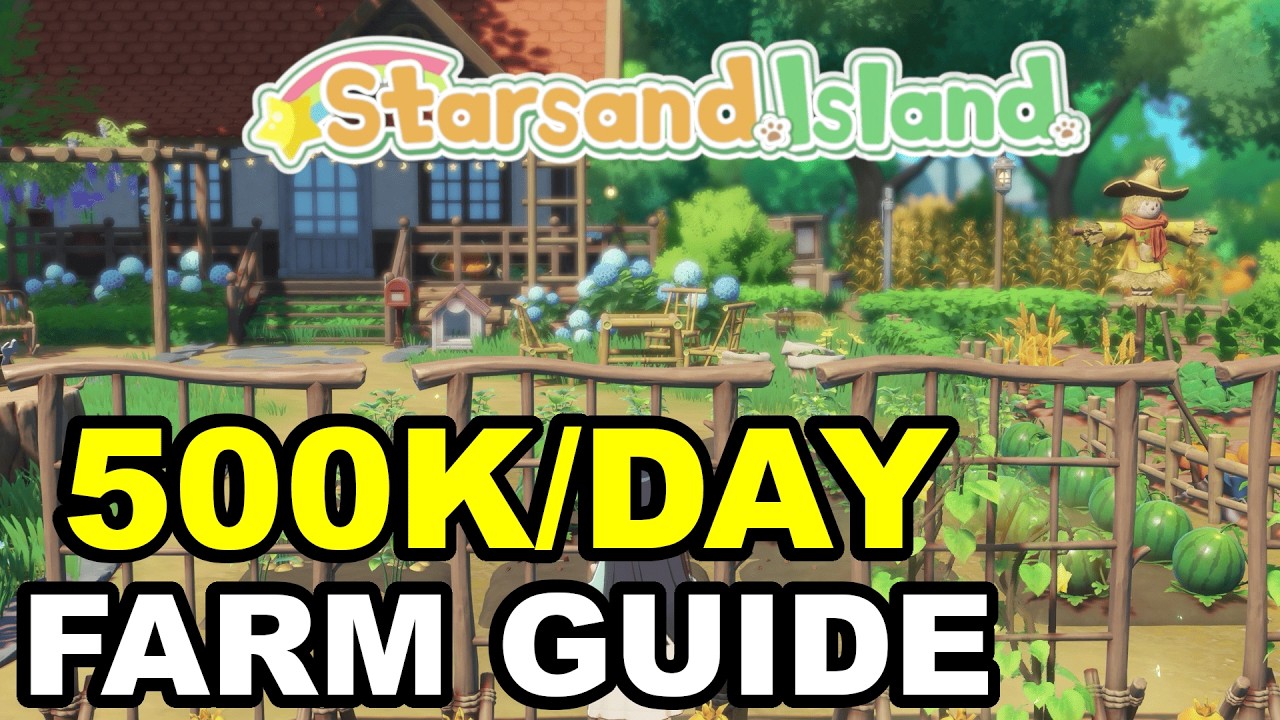 Best Money Farm for 500.000 Gold in ONE DAY! | Starsand Island