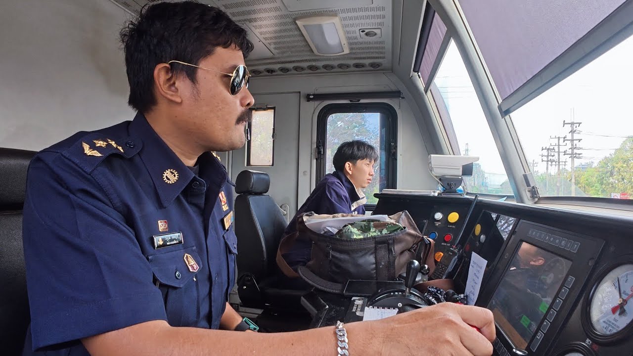 [4K] CABVIEW ขบวน 858 รถคอนเทนเนอร์ไดร์ฟขึ้นจากแหลมฉบังเข้าศรีราชา | บันทึกการทำงานกับเพื่อน