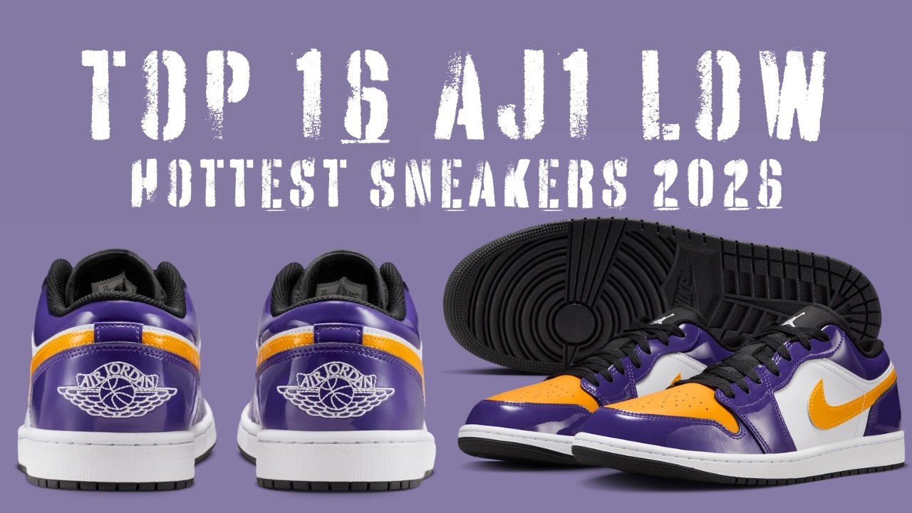 Топ-16 лучших Air Jordan 1 Low 2026 года | Самые популярные расцветки