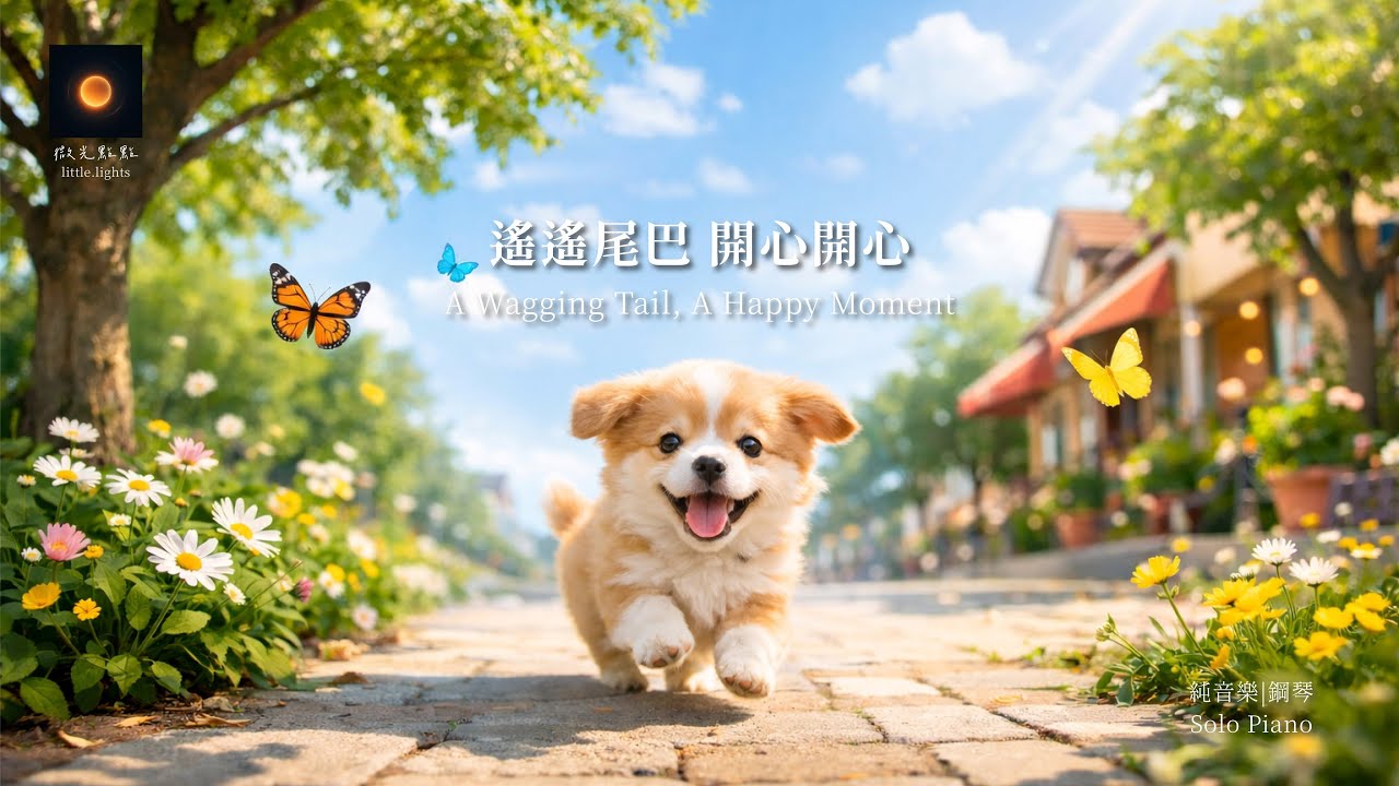 遙遙尾巴 開心開心 | Wagging Tail, Happy Heart | 鋼琴純音樂|愉悅|享受| Solo Piano | Joy | Enjoyment