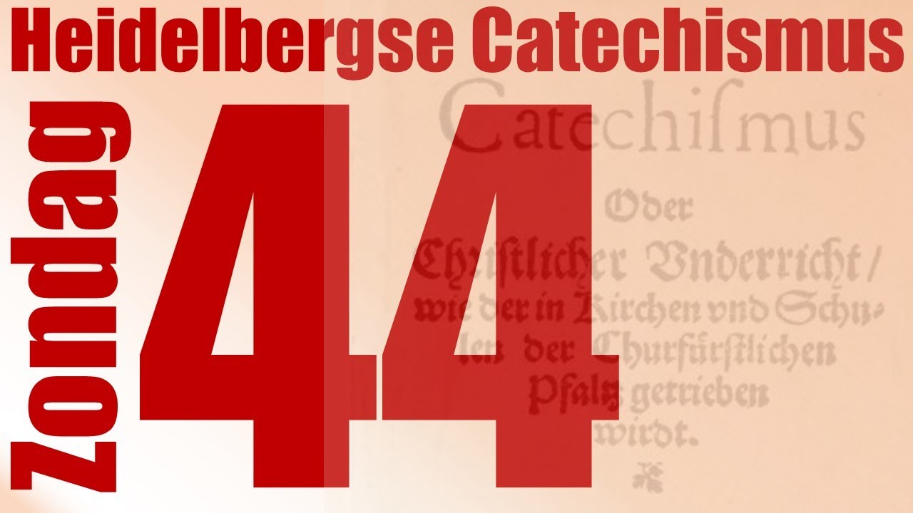 Ds. J.A. van den Berg | Heidelbergse Catechismus Zondag 44 | Zegen in plaats van vloek |