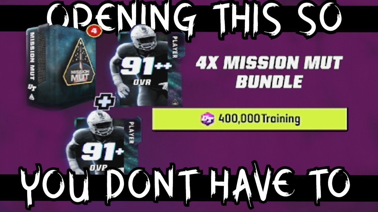 Opening the 400,000 Training Mission MUT bundle, Was It Worth it? / Madden 23 Ultimate Team