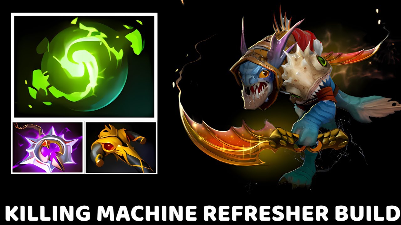 SLARK Killing Machine Refresher Build No Mercy 43 Kill 7.39 Dota 2