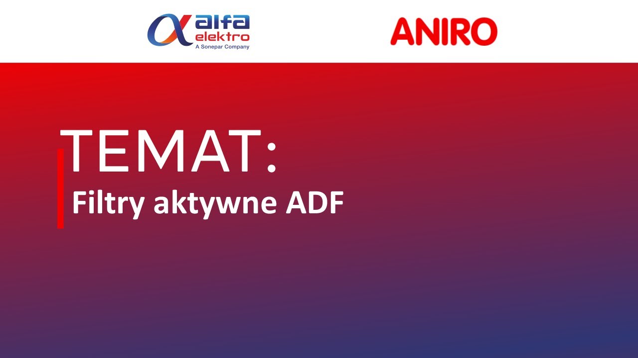 Filtry aktywne