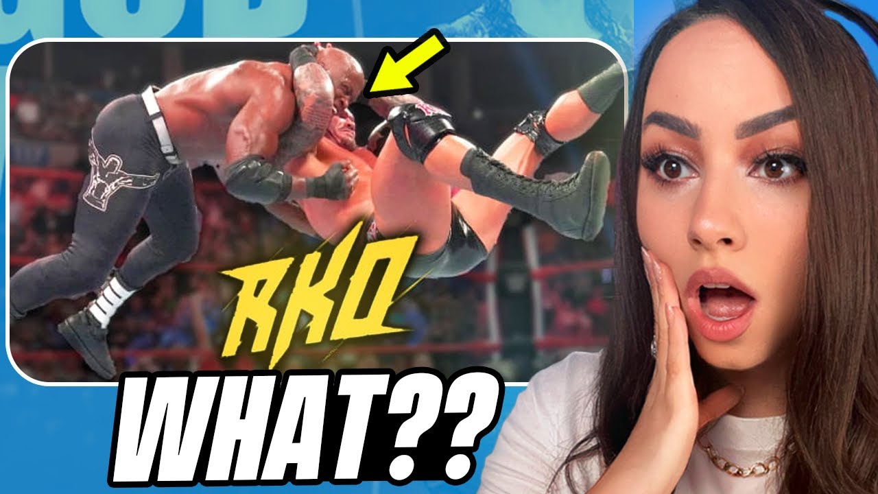 Девушка наблюдает за RKO Рэнди Ортона из WWE OUTTA NOWHERE