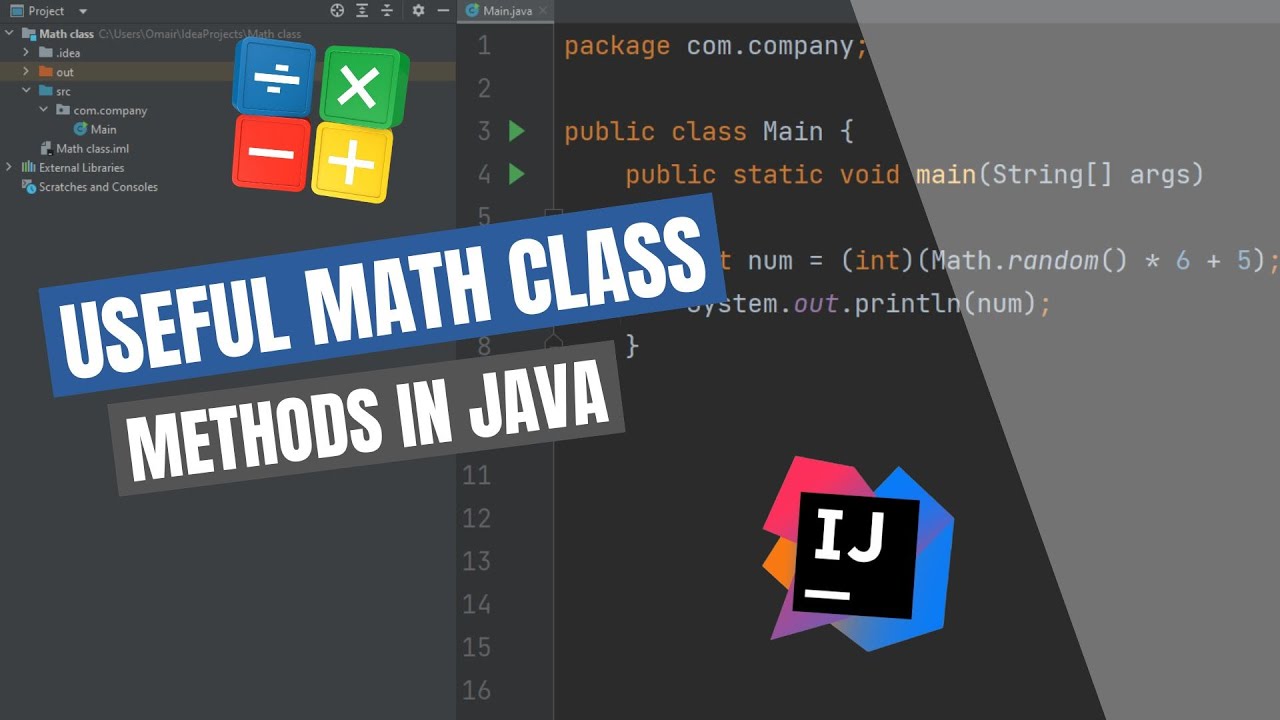 Useful MATH CLASS Methods in Java in less than 10 minutes