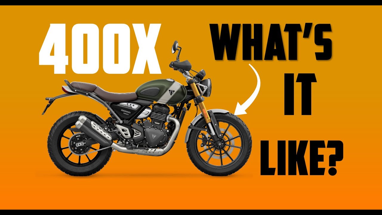 Обзор Triumph Scrambler 400X | Велосипед Scrambler Adventure