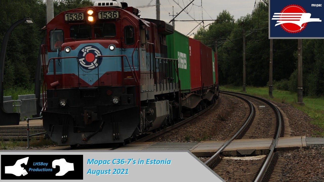 Mopac C36-7's in Estonia - August 2021 (Polski Sub)
