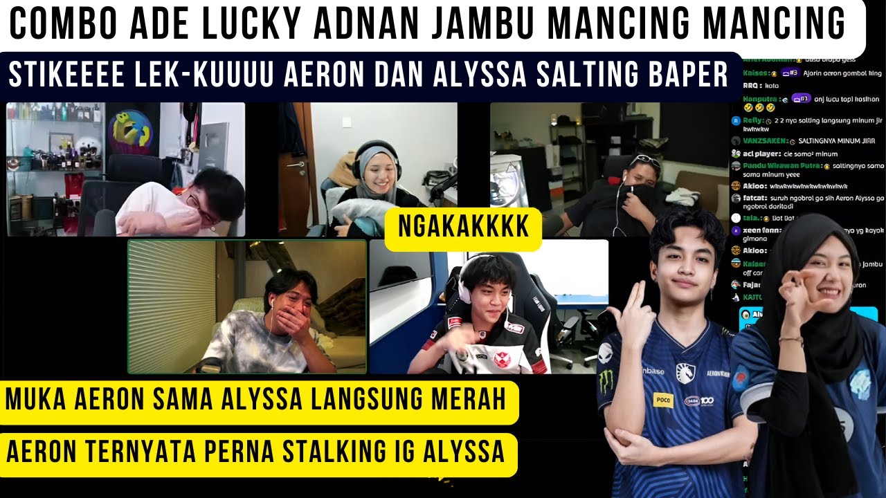 Aeron & Alyssa gosong sampai salting parah di godain Ade, Jambu dan Lucky Adnan