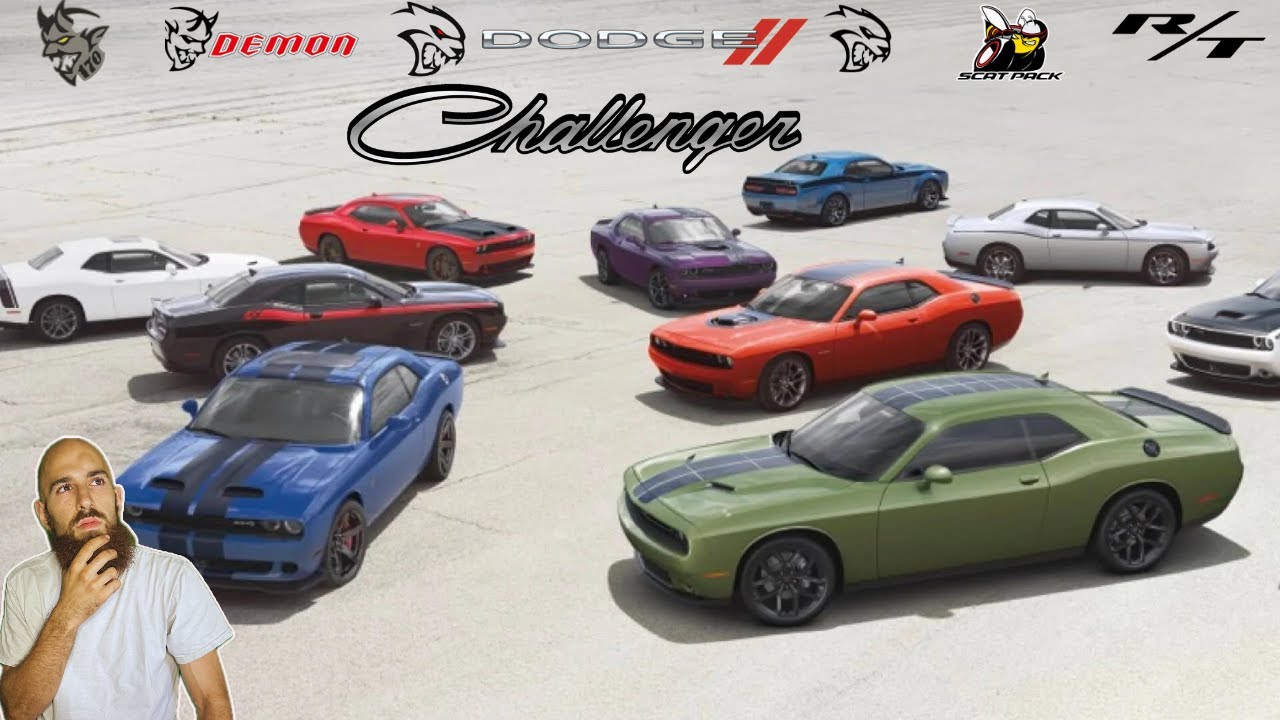 Подробности каждой комплектации Dodge Challenger... (2015-2023)