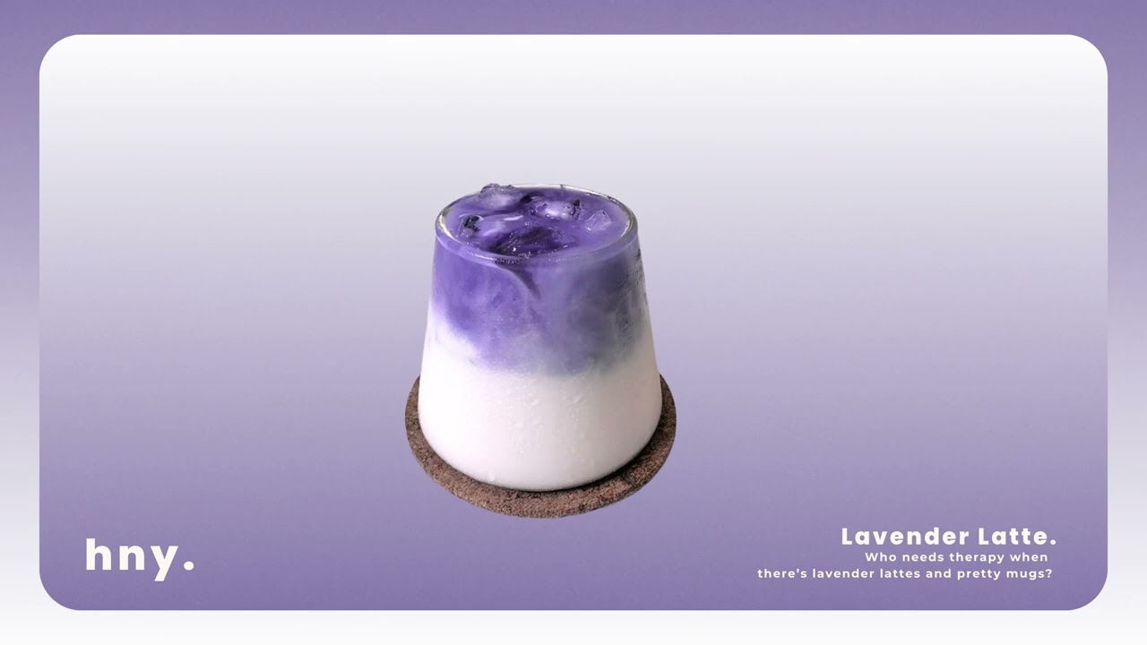 Iced Lavender Latte | Soft Relaxing Piano ₊˚ˑ༄