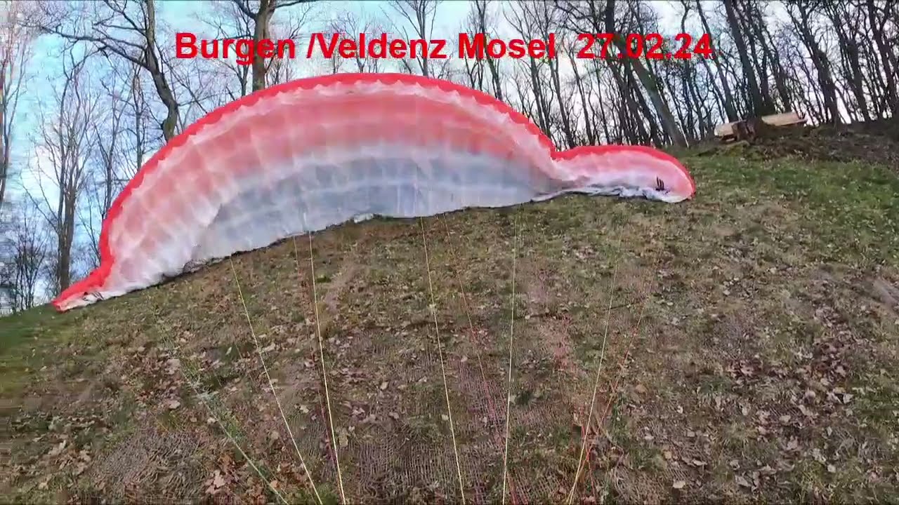 Burgen Mosel Rückwärtsstart und top Landung 27.02.24