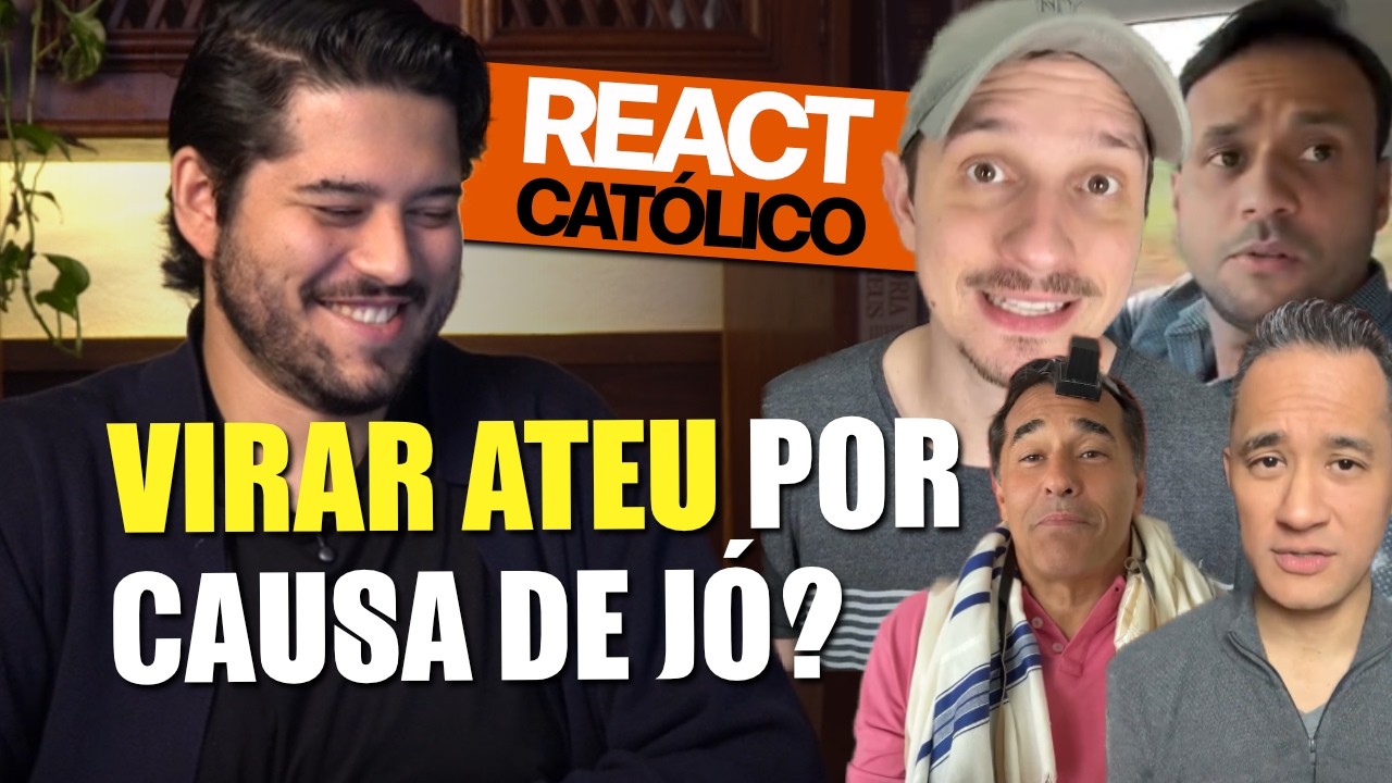Jó nos faz desacreditar? Beber é pecado? Devemos engajar na paróquia? | React Católico #003