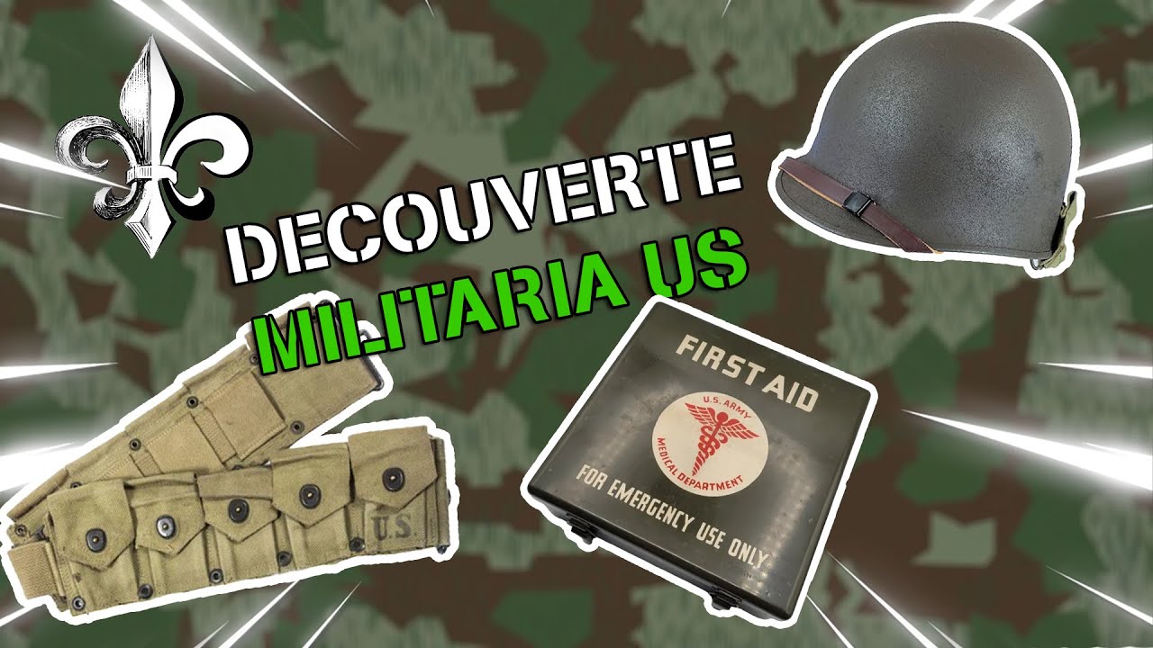 vidéo découverte d'un gros lot militaria ,unboxing us ww2 ou indochine ?
