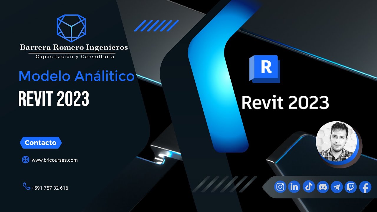 Modelo anal&iacute;tico estructural en REVIT 2023
