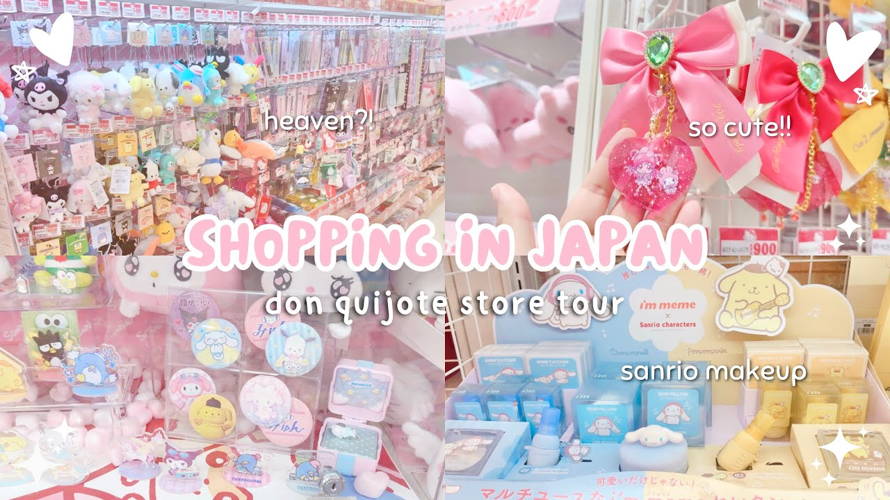 shopping in japan vlog 🛒💗 don quijote shopping tour: sanrio, toys, blind bags, etc ♡