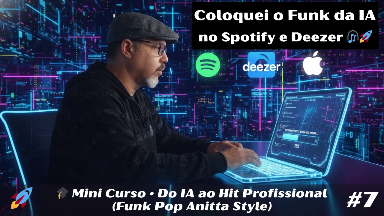 Coloquei o Funk da IA no Spotify e Deezer 🎧🚀 - Mini Curso #7