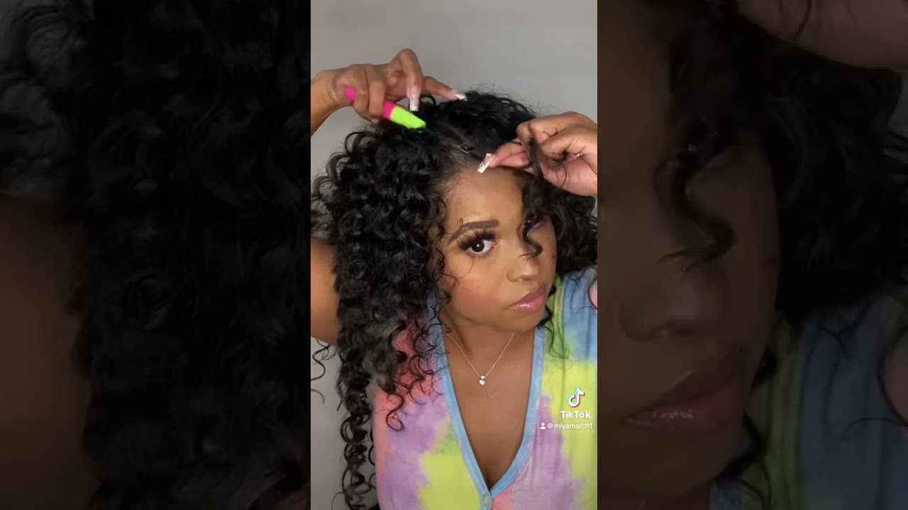 Sza Inspired Curly Crochet💕🦋 #sza #crochetbraids #curlyhair #entrelace #cabelo #crochethair #hair
