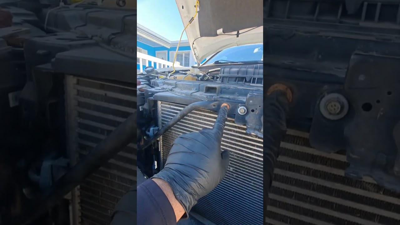 2013 chrysler 200 limited 3.6 a/c condenser easy way to change it