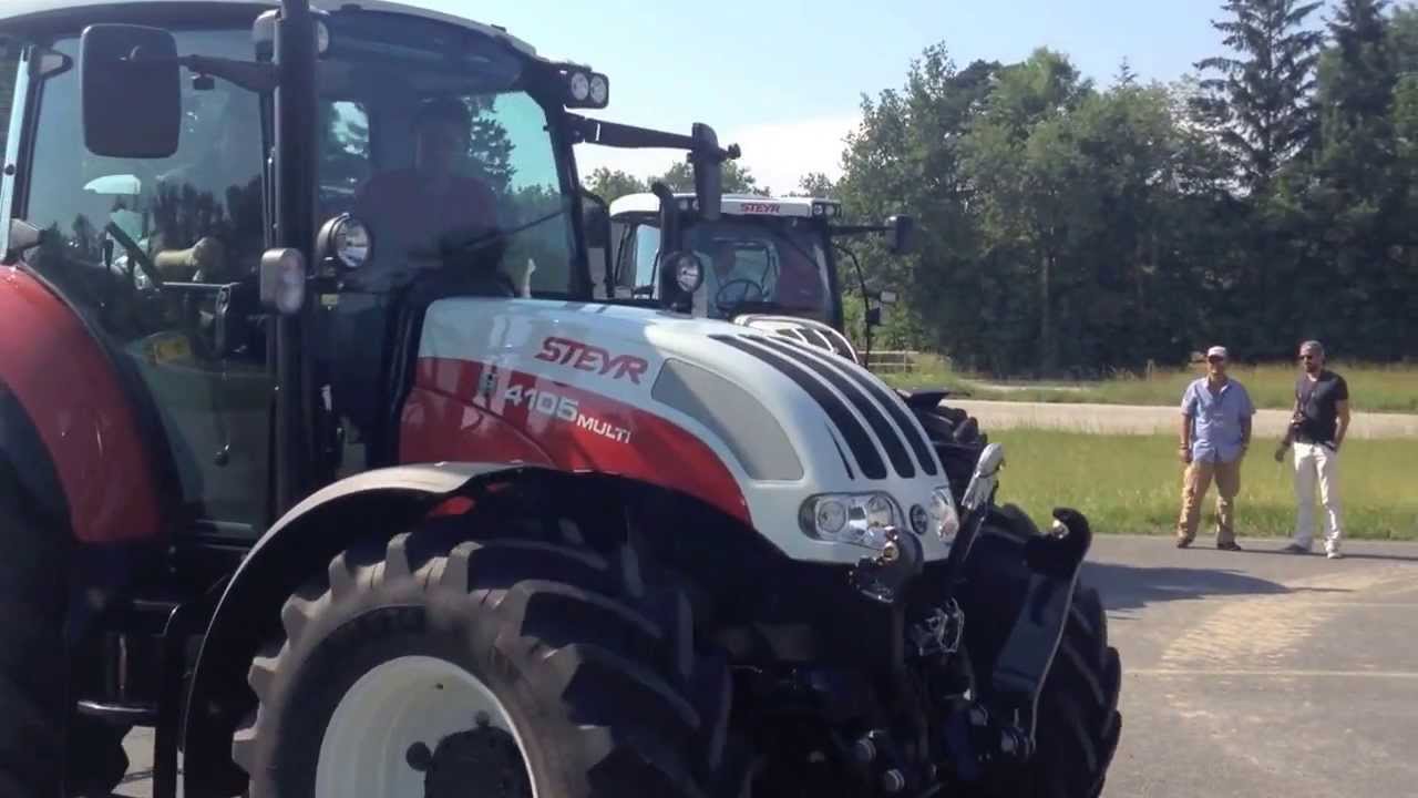 Steyr Profi CVT  Traktoren-Getriebe - Doppelkupplungstechnologie mit aktiver Stillstandsregelung