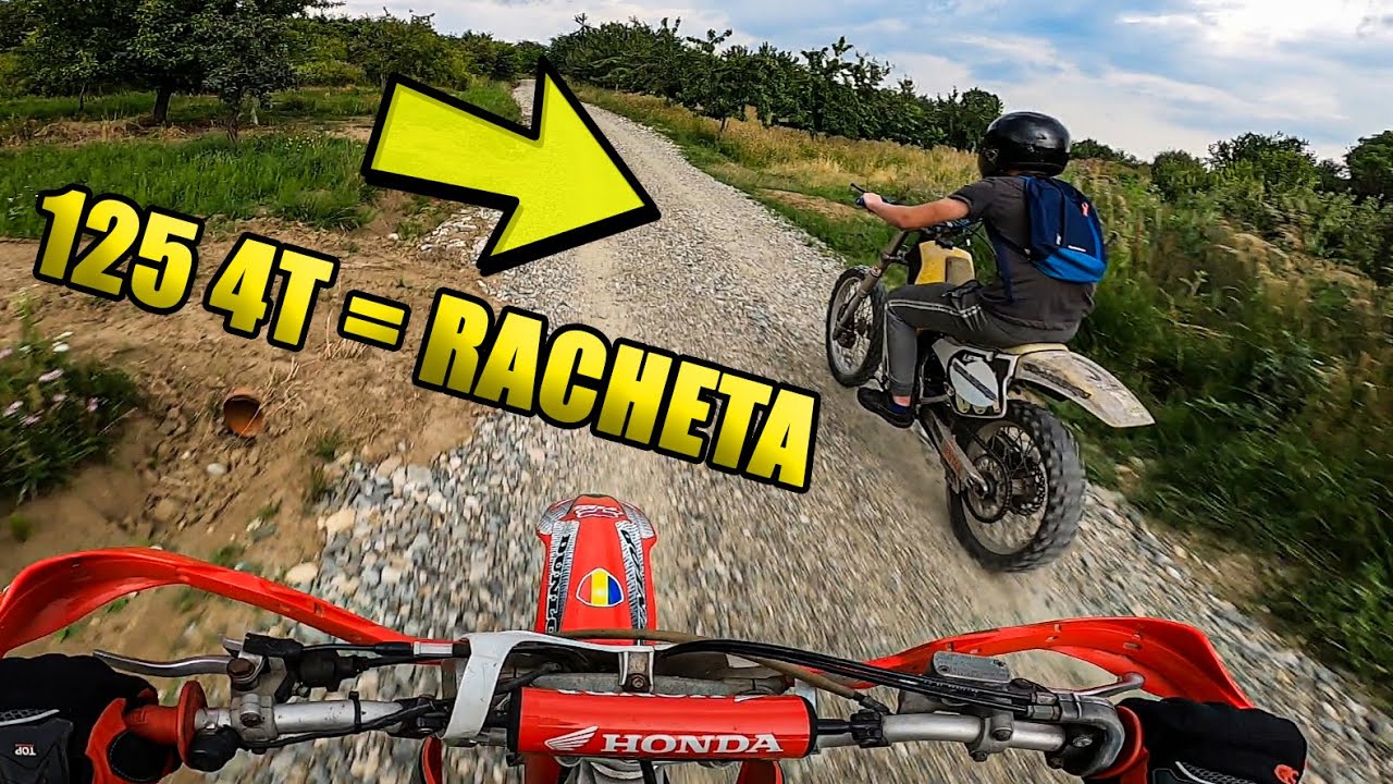Merge 125 4t Pentru Enduro? Ne-a Prins Rau Ploaia Cu Suzuki 125 4t si Honda Crf 250r