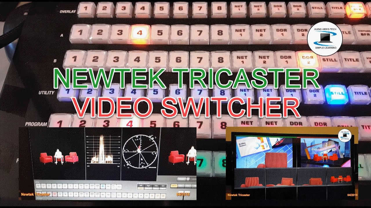 Test Video : Overview of Chromakey Test with Newtek Tricaster Video Switcher (part 1)