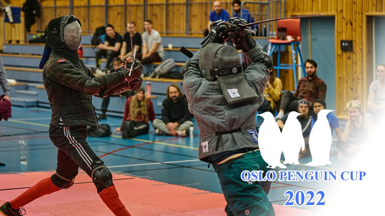 Håvard Lund Eidheim (red) vs Miro Lahtela (blue) - Oslo Penguin cup 2022 - HEMA Open Longsword Gold