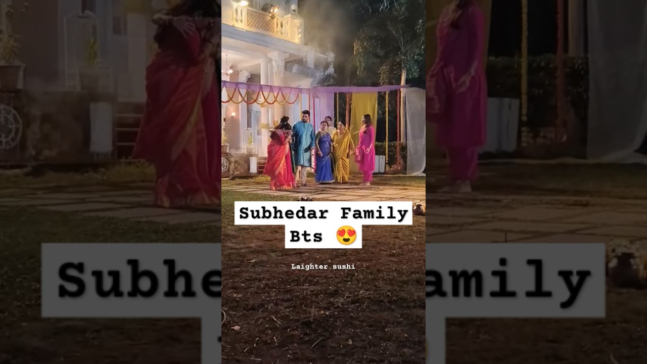 tharla tar mag behind the scenes family 😍💞