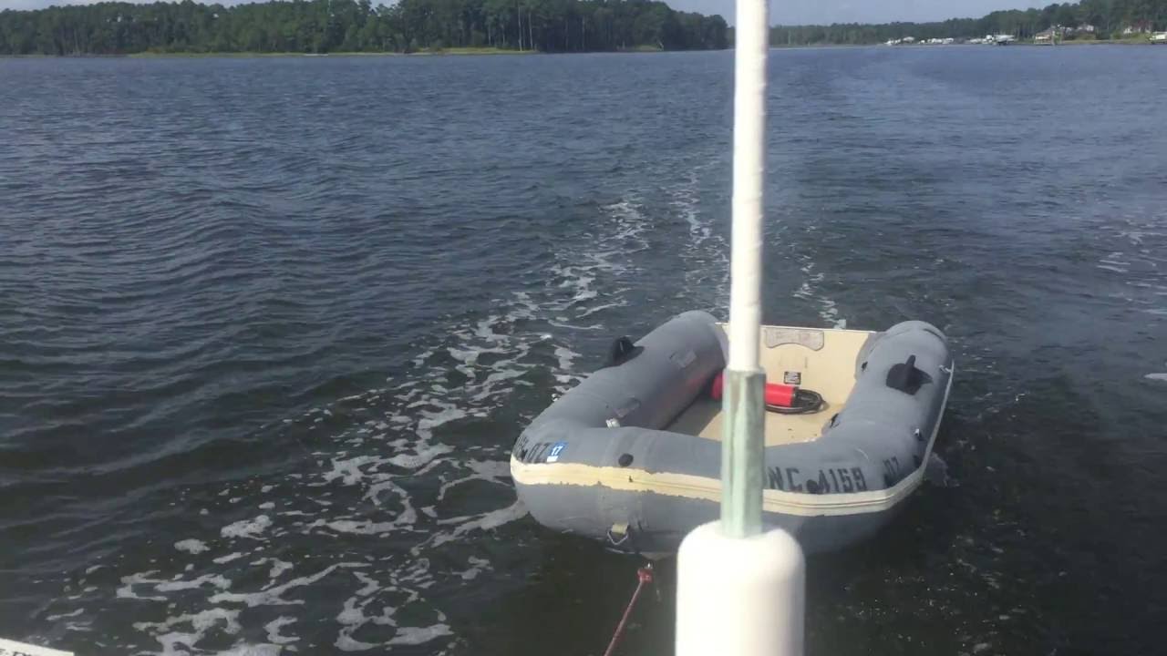 SV Ambrosia Motoring thru Adam Creek Cut