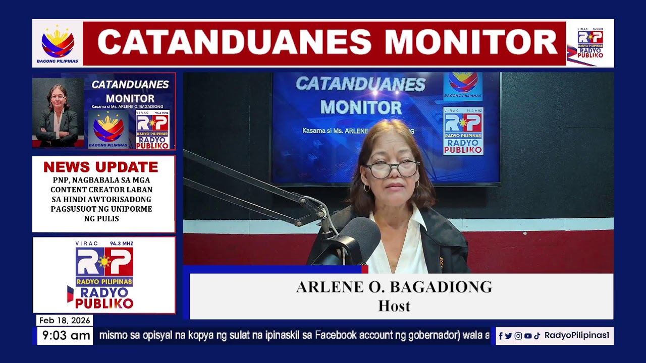 CATANDUANES MONITOR | Fedruary 18, 2026