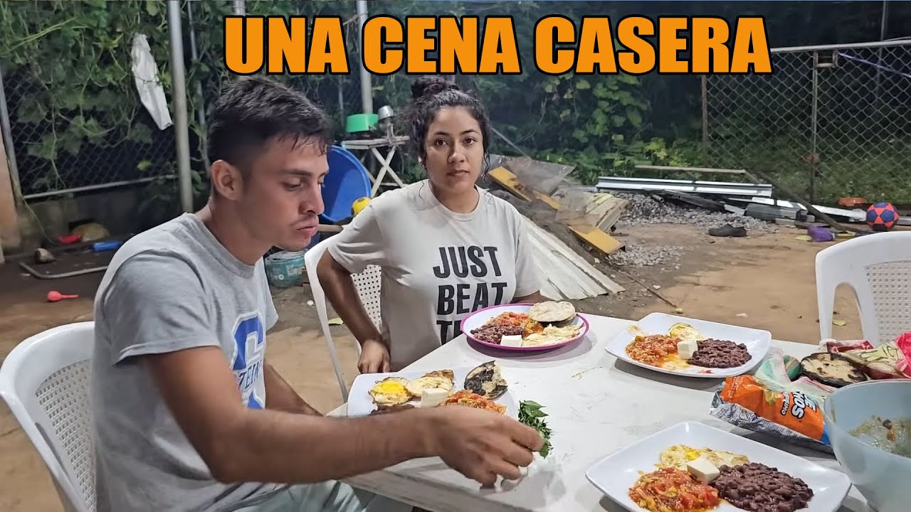 Así de rica esta esta cena casera.