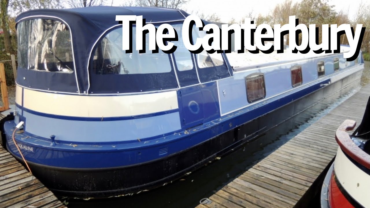 The Aqualine Canterbury Widebeam Boat - FULL INSIDE TOUR