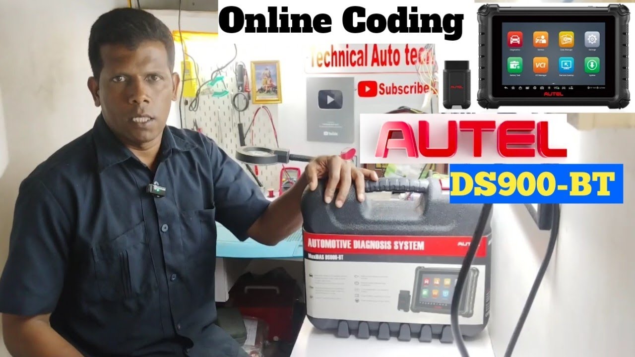 New Generation Car Scanner AUTEL DS900-BT Unboxing 