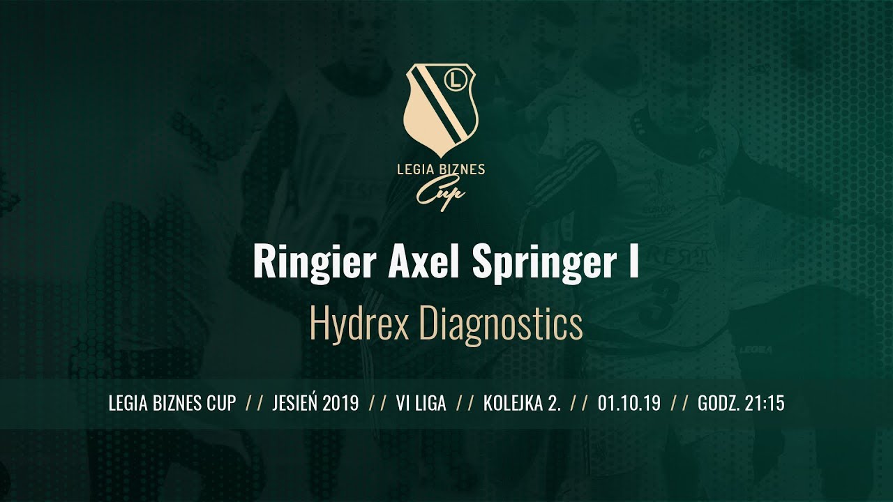 Skrót spotkania Ringier Axel Springer - Hydrex Diagnostics ( Legia Biznes Cup Jesień 2019 )