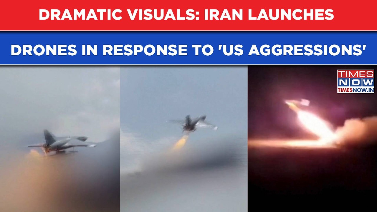 US-Iran War: Iranian Military Releases Video Of Drone Strikes In Response To 'US Aggressions'| WATCH