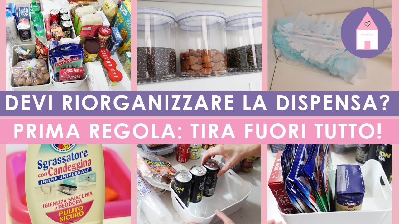 PULIZIA ED ORGANIZZAZIONE DISPENSA | CUCINA ORGANIZZATA | PANTRY ORGANIZATION | KITCHEN ORGANIZATION