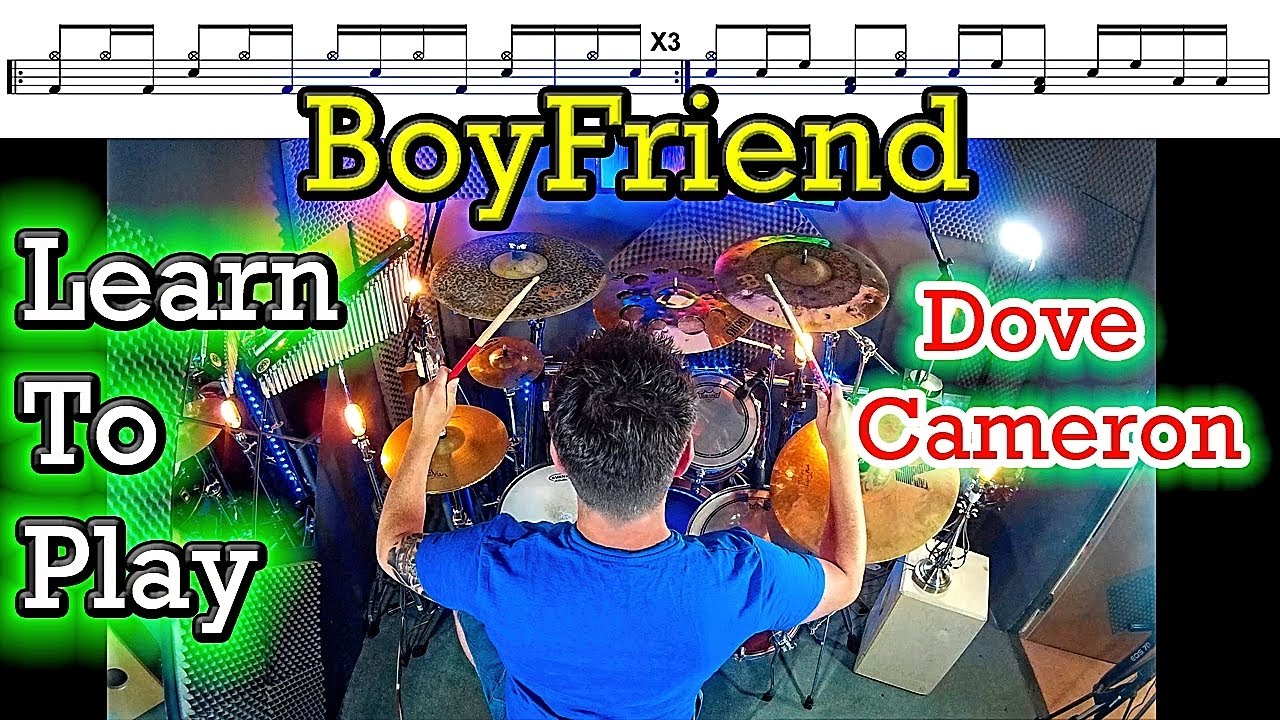 Boyfriend Dove Cameron Drum Tutorial Breakdown Lesson