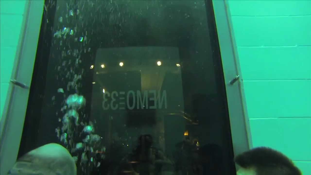 Diving at the worlds deepest diving pool: Nemo33 Brussels 3/3