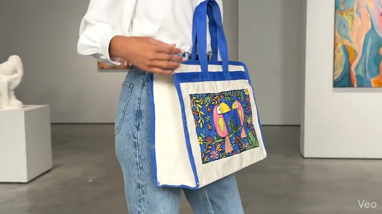 Hand painted bag